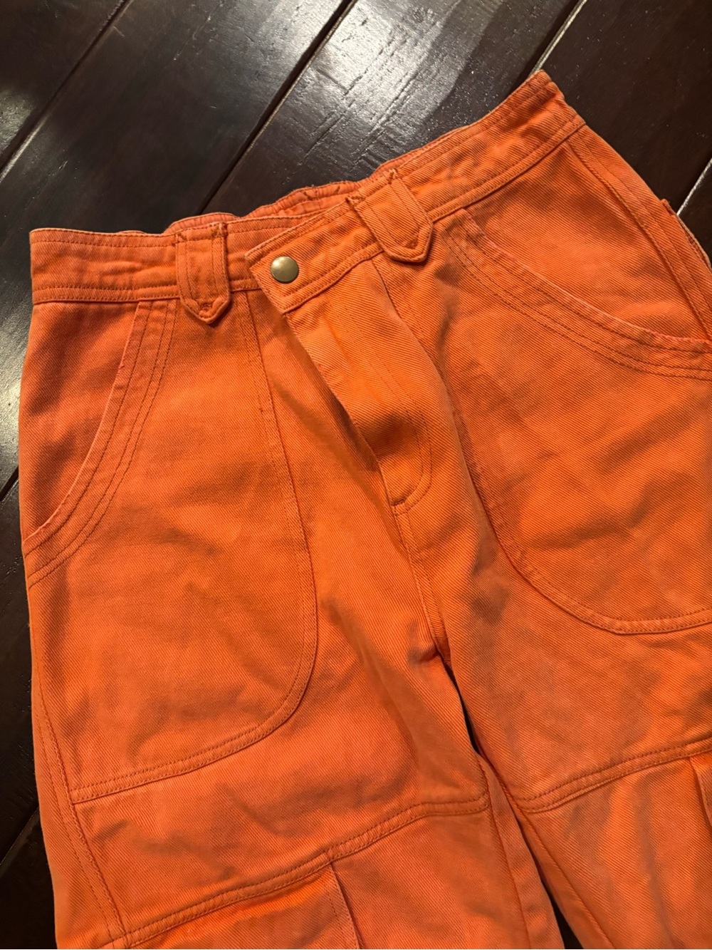 FREE PEOPLE COME AND GET IT UTILITY PANTS -Size XS - Picture 7 of 11
